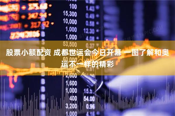 股票小额配资 成都世运会今日开幕 一图了解和奥运不一样的精彩